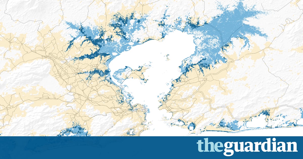 The Three-Degree World: Cities that will be Drowned by Global Warming