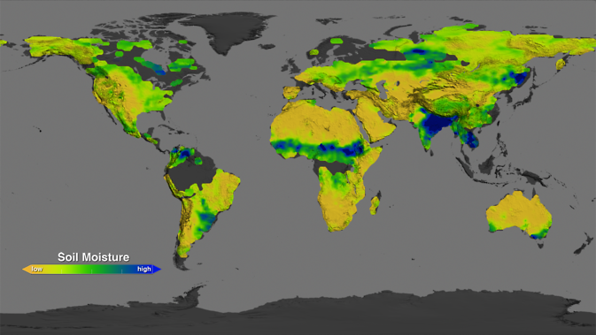 NASA's Aquarius Returns Global Maps of Soil Moisture