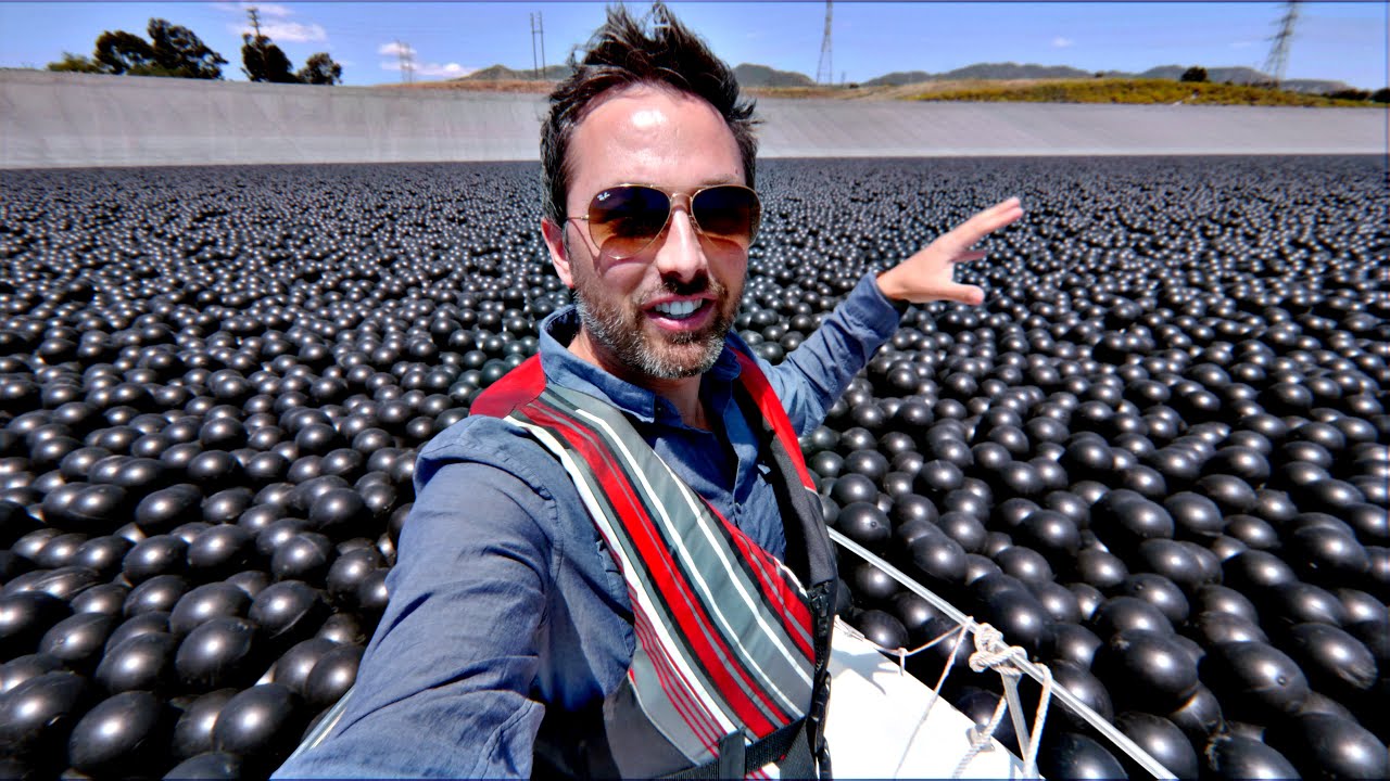 Why Are 96,000,000 Black Balls on the Los Angeles Reservoir? (Video)