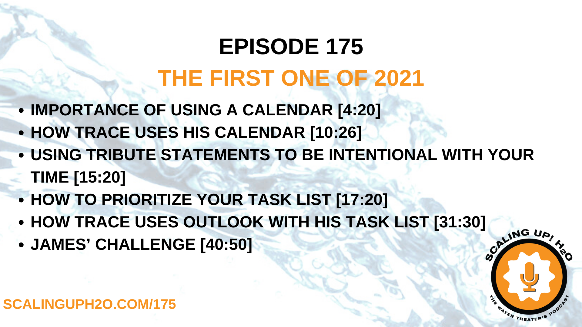 175 The First One of 2021 - Scaling UP! H2O