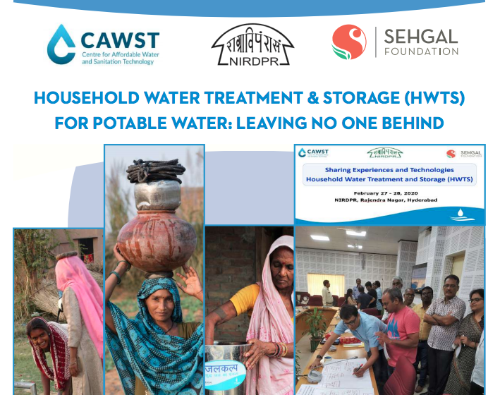 Household Water Treatment & Storage : leaving no one behind