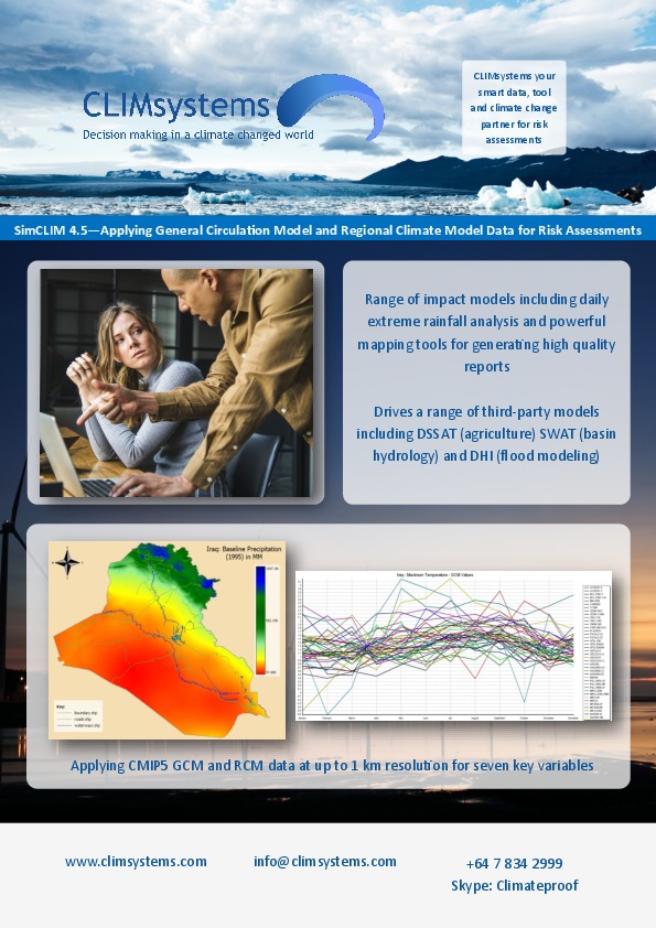 SimCLIM for Labs: A Tertiary Climate Change Education Initiative