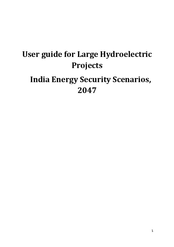 India Energy Scenarios - 2013
