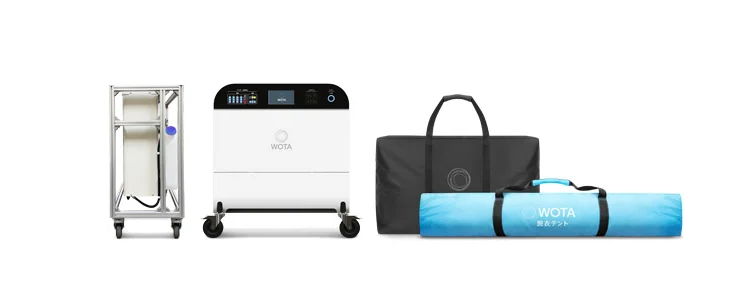 WOTA BOX portable water recycling plant + shower kit wins GOOD DESIGN award 2020 grand awardWOTA BOX, an autonomous, decentralized water upcycli...