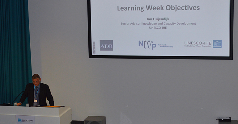 Unesco-IHE and Asian Development Bank start 3rd water learning week in Delft, the Netherlands
