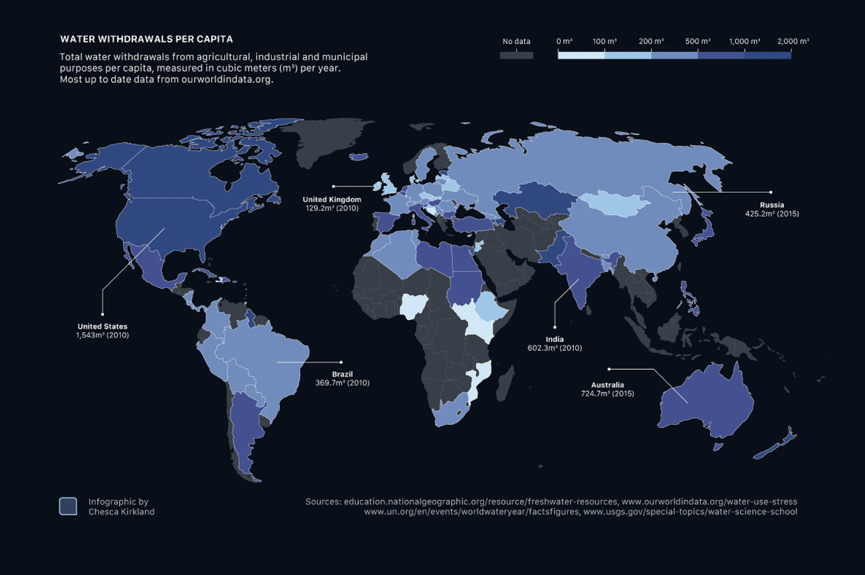 How much water do we really have? A look at the global freshwater distributionUnderstanding the global supply of waterAs the world&rsquo;s populatio...