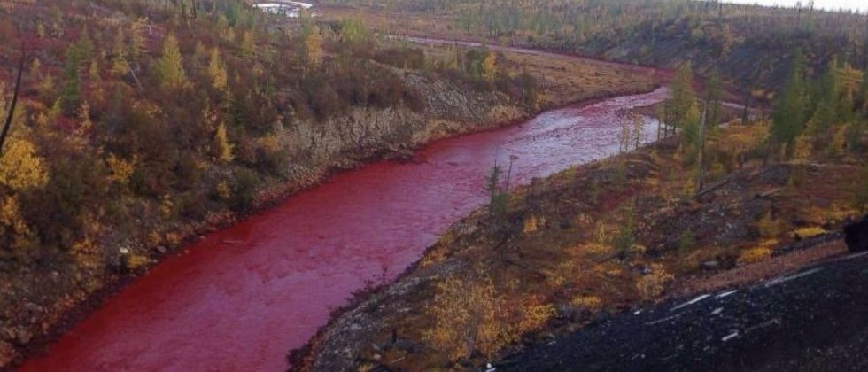 Russian River Turns Blood Red