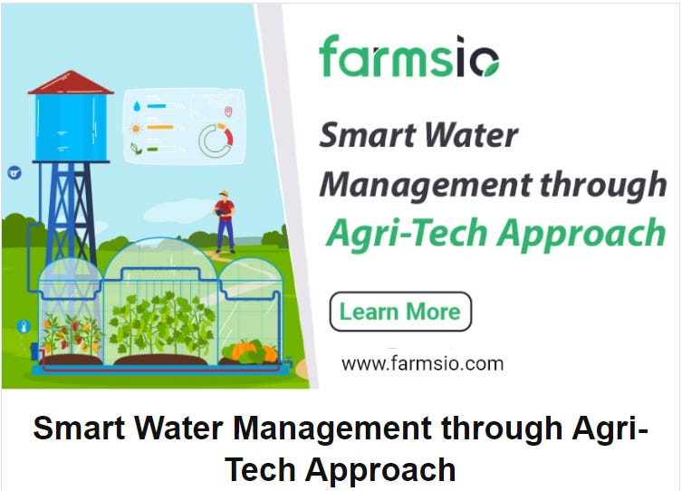 Hydroinformatics to make farms SMART https://hydrogeek.substack.com/p/five-example-application-of-hydroinformatics?sd=pf#smartfarming #watermana...