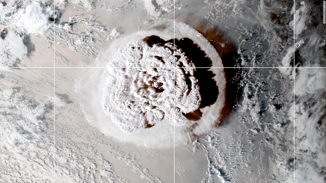 First images of Tonga volcano damage show entire communities covered in thick ash- water emergency!New Zealand will deploy two Royal Navy ships ...