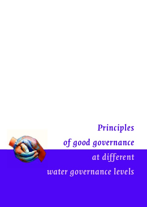 Principles of good governance at  different water governance levels