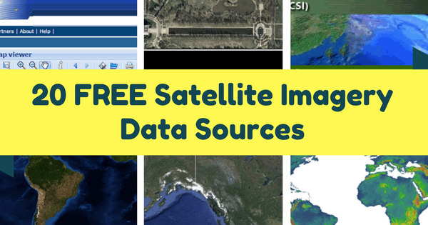 20 Free Satellite Imagery Data Sources