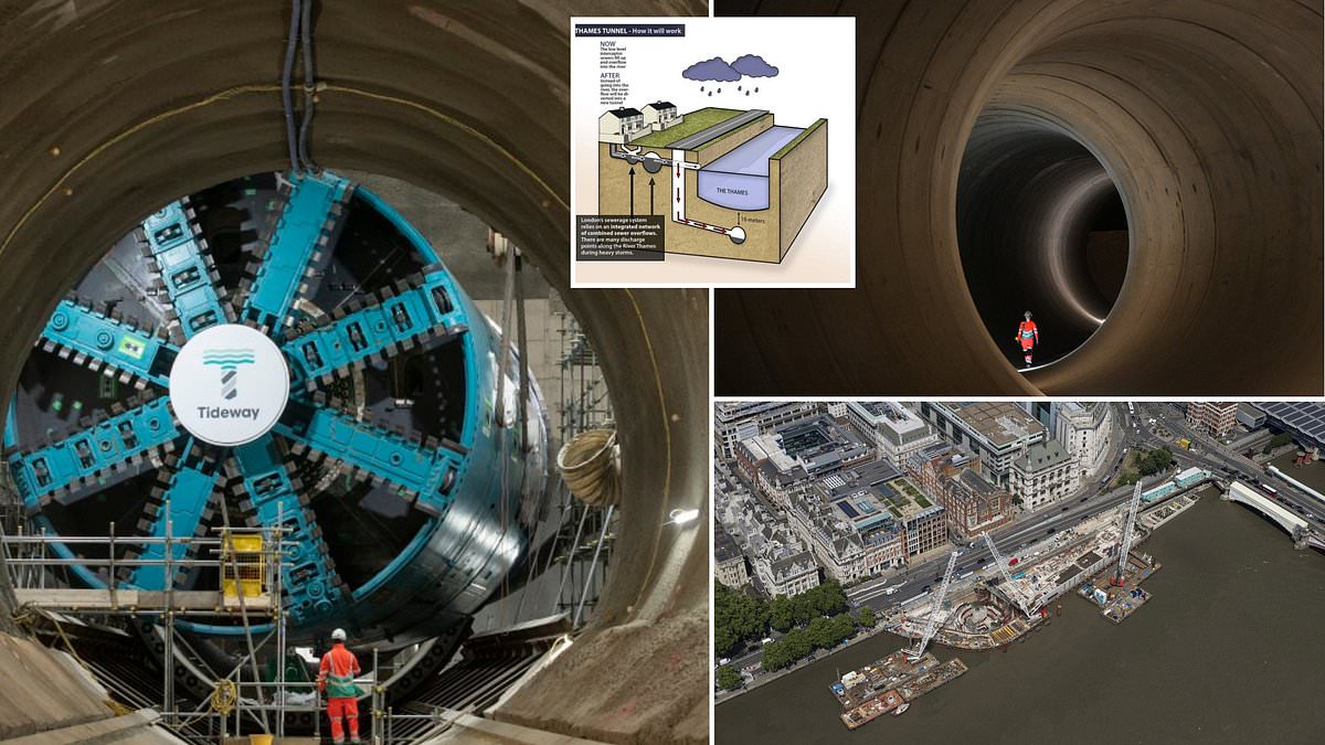 London&#039;s &pound;4.5 billion super sewer could be redundant in just 50 years