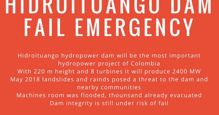 Hidroituango Dam Fail Emergency