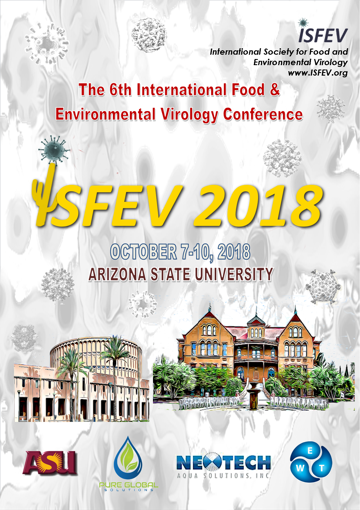 Looking forward to meeting people at Environmental Virology Conference, Water microbial and virus discussions&nbsp; http://isfev2018.isfev.org/