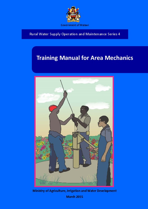Training Manual for Area Mechanics