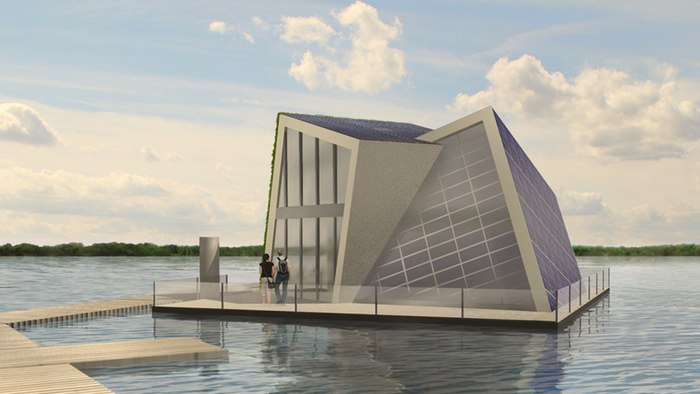 Floating Home that Creates its Own Water and Energy