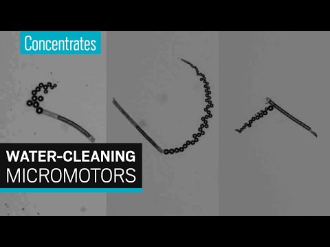 Metal-free Micromotor Could Clean Wastewater (Video)