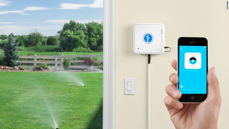 Wifi Sprinkler Cuts Water Use