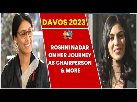 HCL Tech' Roshni Nadar Talks About Her Journey As Chairperson Of The Company & More | Davos 2023In an exclusive interview with CNBC-TV18's Shere...