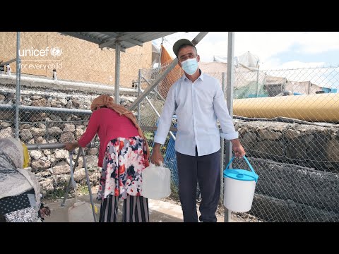 Water, sanitation and hygiene (W.A.S.H) | UNICEF Greece: Mavrovouni, Lesvos