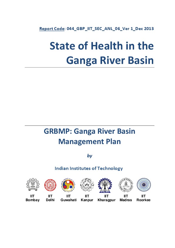 State of Health in the Ganga River Basin
