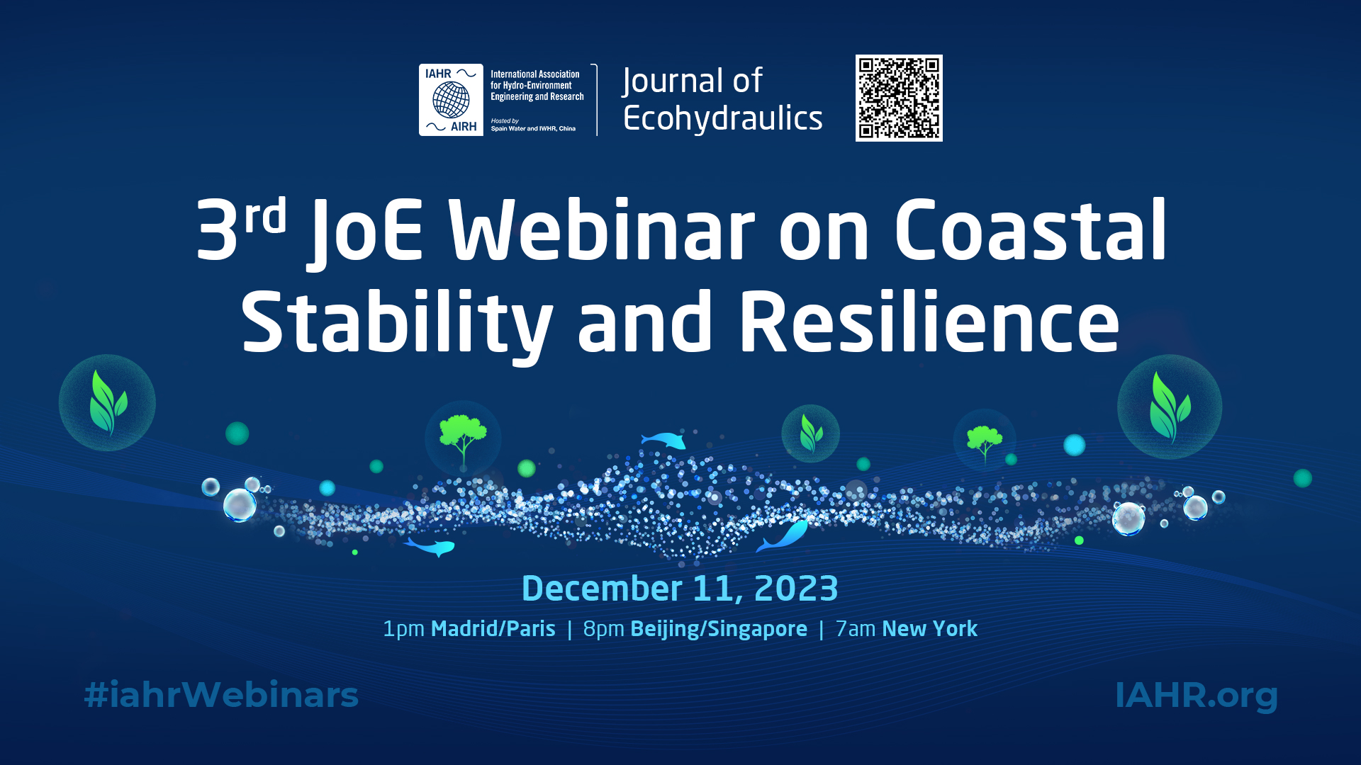 3rd JoE Webinar on Coastal Stability and Resilience3rd JoE Webinar on Coastal Stability and ResilienceThis webinar starts at 12noon UTC | 1pm Ma...
