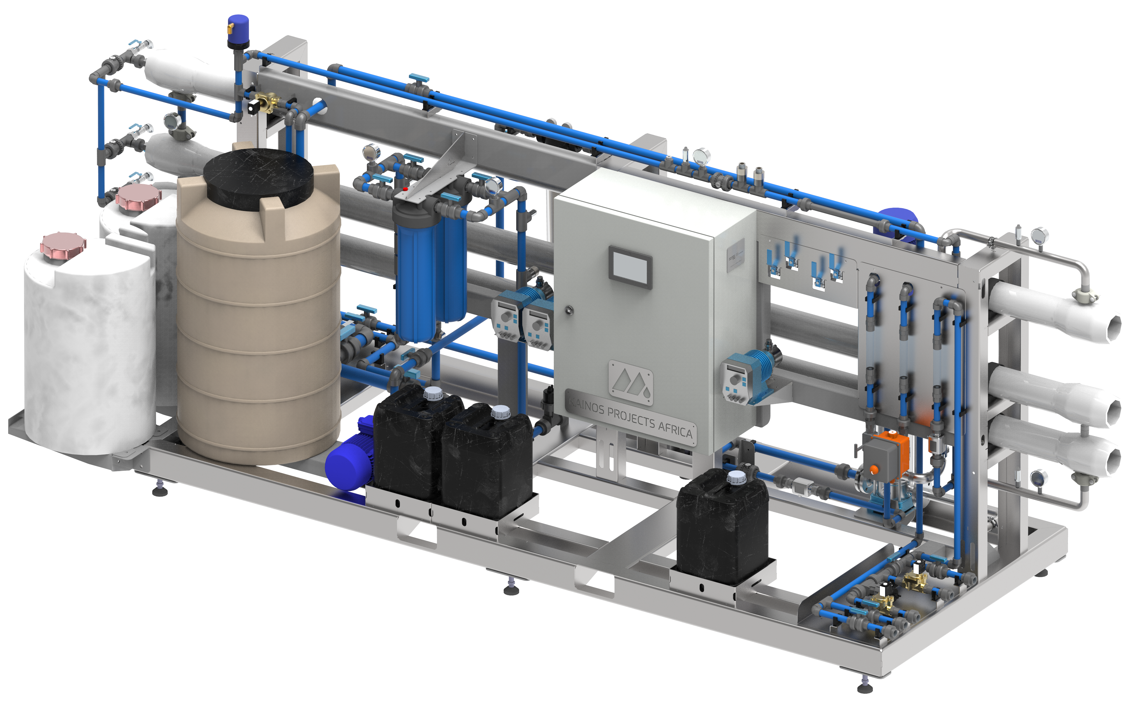 Kainos B-0204 brackish water RO skid (2-4m3/h)