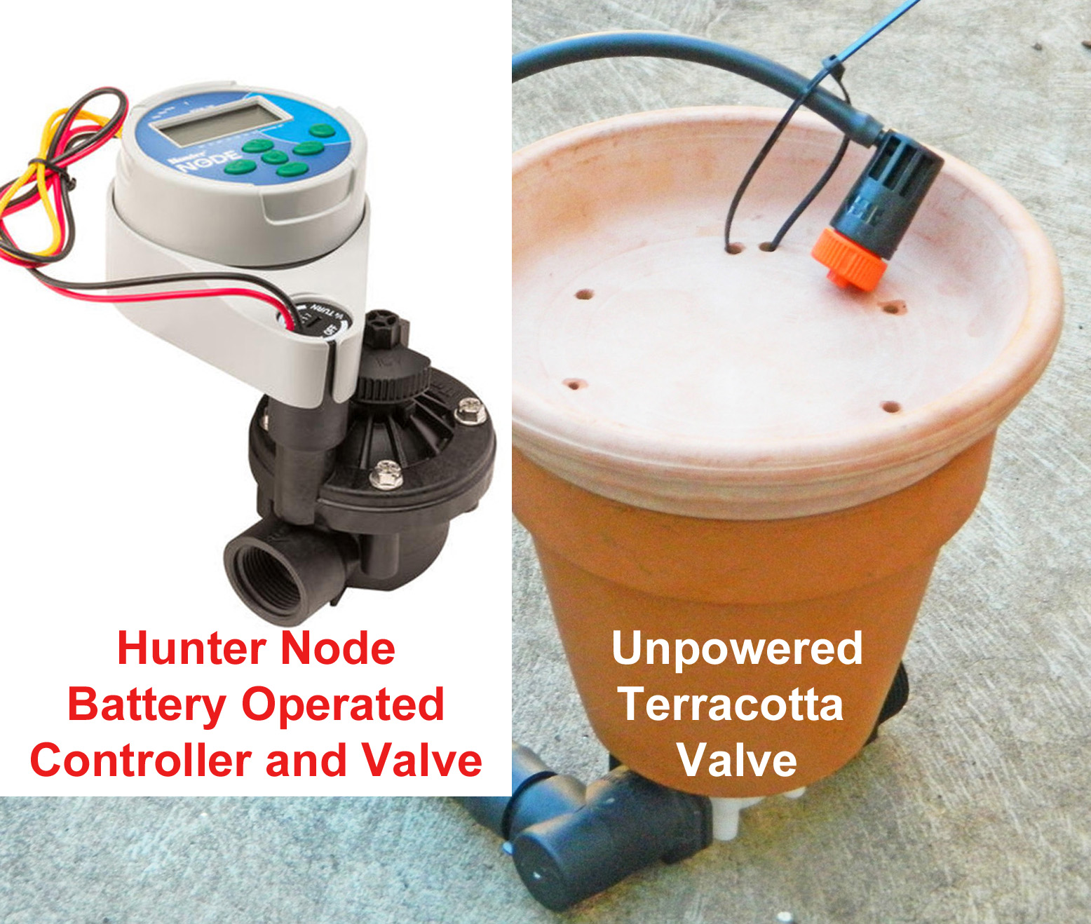 Think twice before you buy an irrigation controller.Here is a comparison between two irrigation controllersHunter Node Battery Operated Controll...