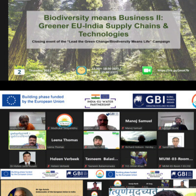 &ldquo;Biodiversity means Business II: Greener EU-India Supply Chains & Technologies&rdquo;It was an Indo-EU joint initiative for a symposium on Biodive...