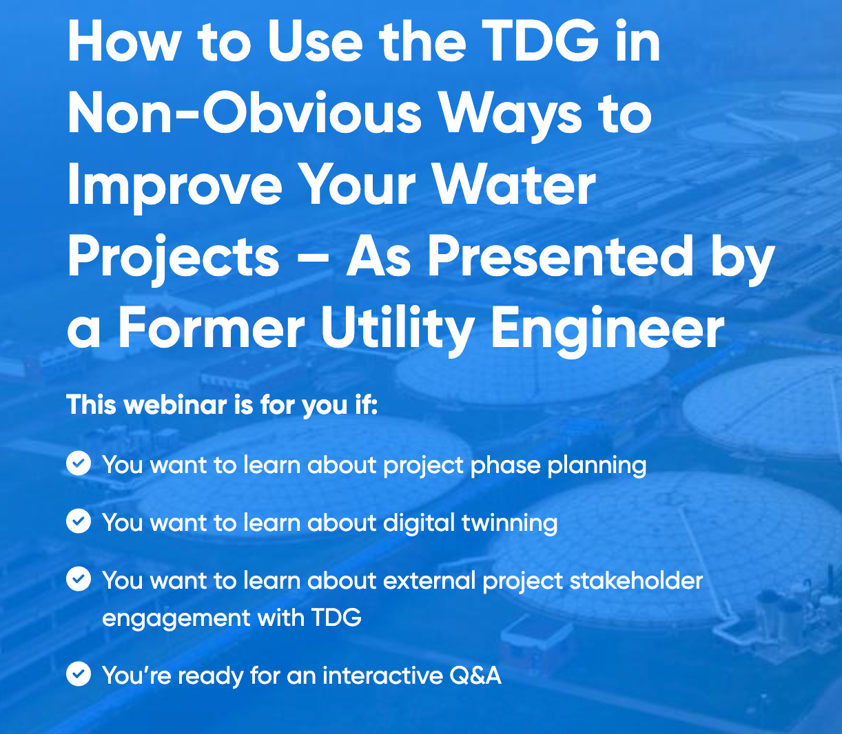 How to Use the Transcend Design Generator  in Non-Obvious Ways to Improve Your Water Projects