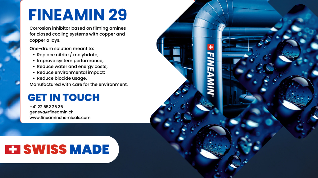 CLOSED COOLING SYSTEMS - It&#039;s never too late to consider transitioning from nitrite/molybdate chemistry to filming amines.Fineamin offers a rang...