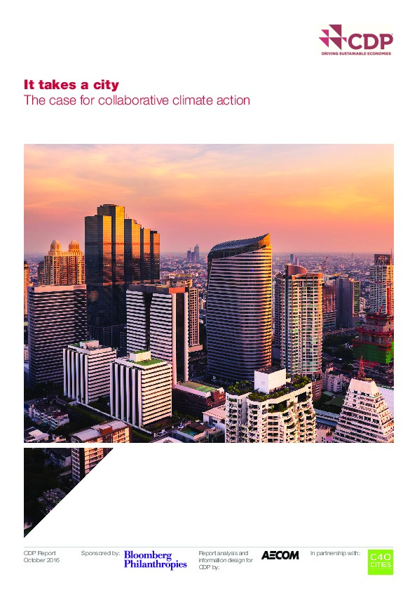 Global City Report 2016 (CDP Research)