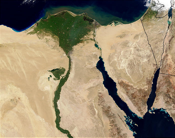 Nile River Delta Is Sinking Into the Sea