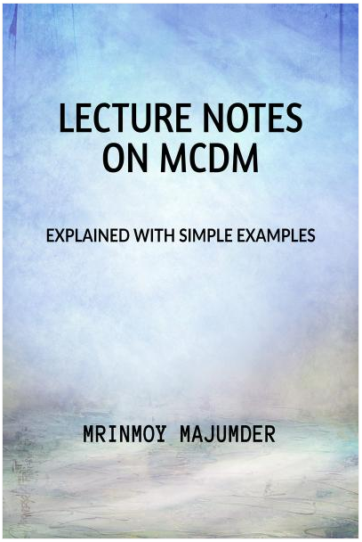Lecture Notes on MCDM
