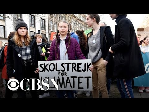 Celebrate World Water Day with Video of Greta Thunberg Protesting for Action Against Climate Change