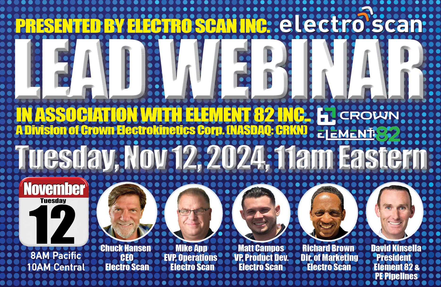 LEAD WEBINARAGENDA1. Turning &lsquo;Unknowns&rsquo; Into &lsquo;Knowns&rsquo;2. Validating Existing Service Line Inventories3. Moving from Prediction to Certain...