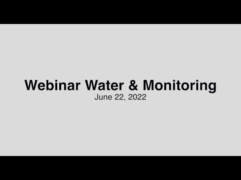 Water Test Network: webinar Water & MonitoringMark Bowkett - AquamonitrixSam Dukan - DiamedixAudrey Berrier Scholl - Legio GroupAlexander van de...
