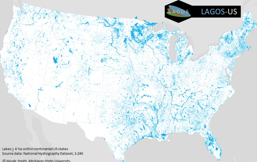 LAGOS: Researchers Create a 50,000-lake Database