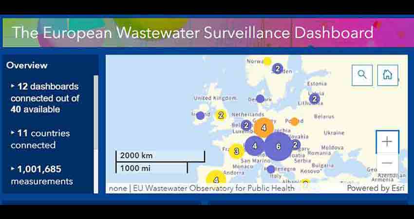 Dashboard for European wastewater surveillance launched  • Water News Europe