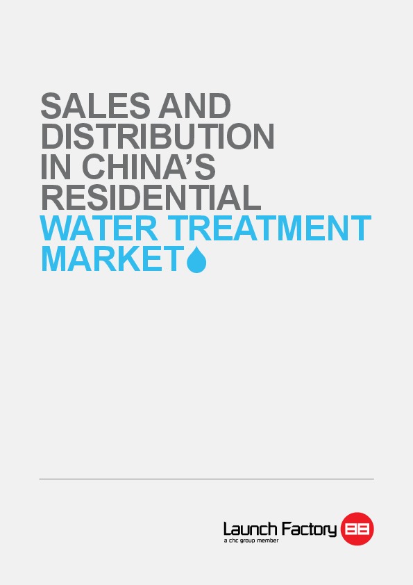 Sales and distribution in China's residential water treatment market