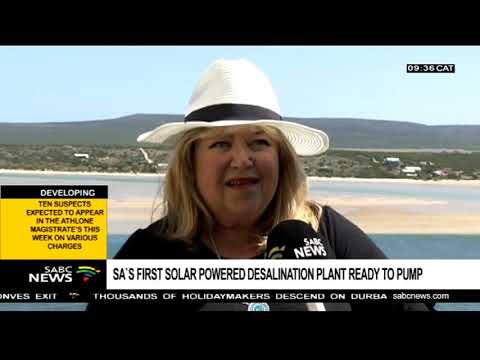 South ​Africa's ​First Solar-​powered ​Desalination Plant is Ready ​to Start ​Pumping Water ​