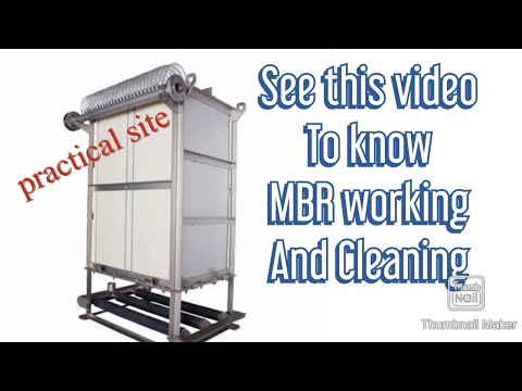 Practical site video illustrating MBR working, aeration and cleaninghttps://youtu.be/Rs7Obe3DtxU
