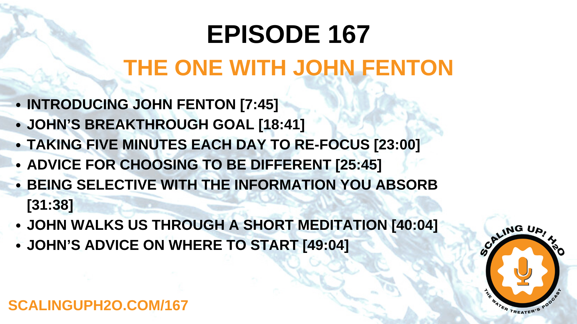 167 The One with John Fenton   - Scaling UP! H2O