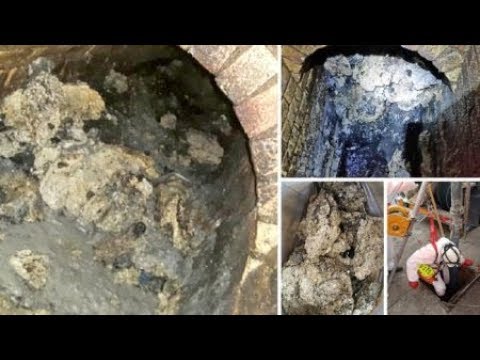 Monster Fatball Clogging Sewage Pipe in London