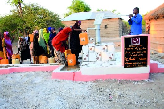 Qatar Charity provides drinking water to 350,000 Somalis