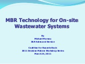 MBR for Decentralized Wastewater Systems