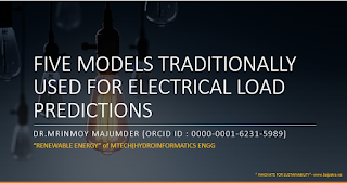 Five Models Traditionally Used For Electrical Load Predictions : Issue 1 of WENexus Letters