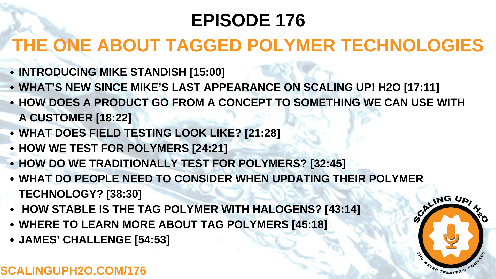 Want to know about the latest in tagged polymer technologies? Check out this podcast episode with Mike Standish of Radical Polymers. Scalinguph2...