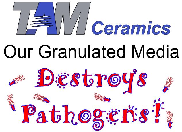 TAM Ceramics water filter media of granulated ceramics reduces pathogens to the highest standard, for filter systems of any size. Contact:&nbsp;...