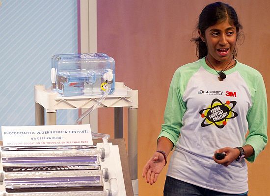 Student Honored for Water Purification Method